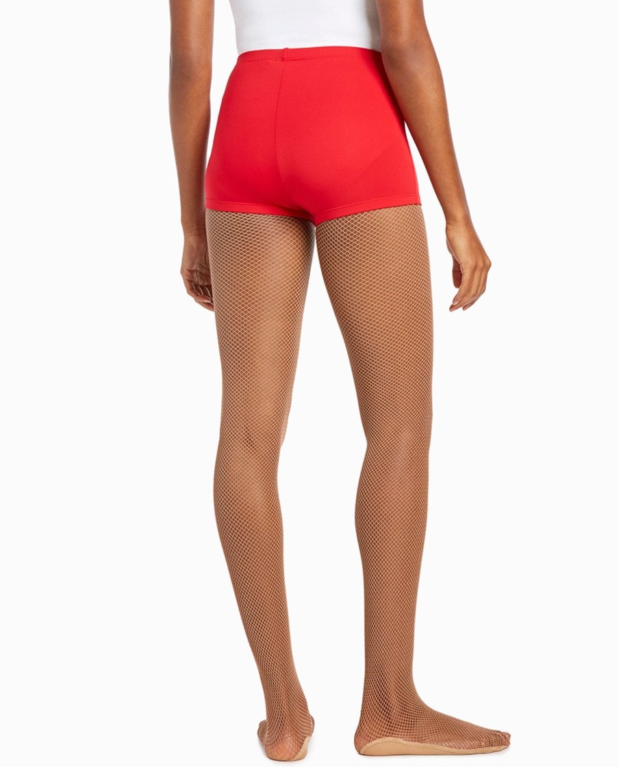 Women DANSKIN Shorts | Nylon Boy Cut Short Red