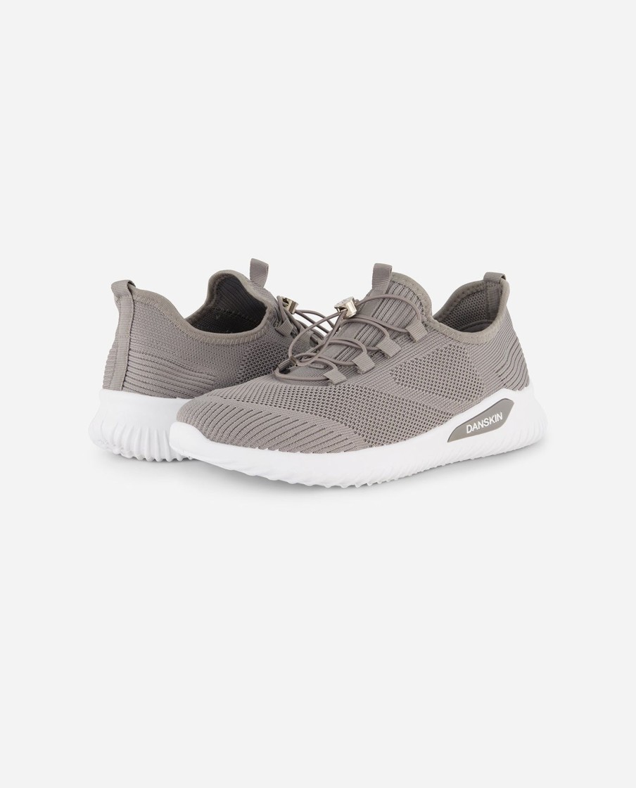 Footwear DANSKIN Shoes | Happiness Lace Up Sneaker Grey