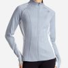 Women DANSKIN Jackets + Pullovers | Full-Zip Colorblocked Yoga Jacket