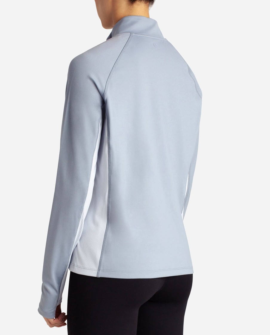 Women DANSKIN Jackets + Pullovers | Full-Zip Colorblocked Yoga Jacket