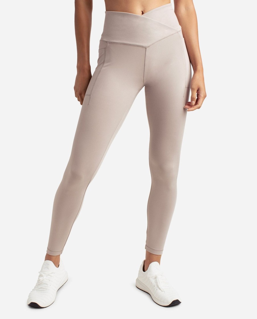 Women DANSKIN Leggings | Studio Cross Waist Legging