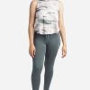 Women DANSKIN | High Neck Tank Sleep Set With Leggings Misty Jade