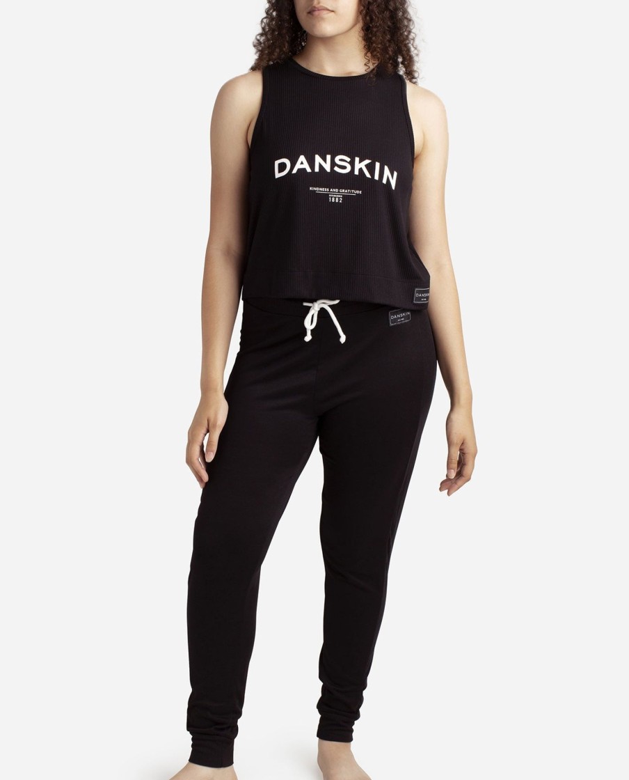 Women DANSKIN | High Neck Tank Sleep Set With Jogger