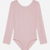 Girls DANSKIN | Girls Basic Long Sleeve Dance Leotard