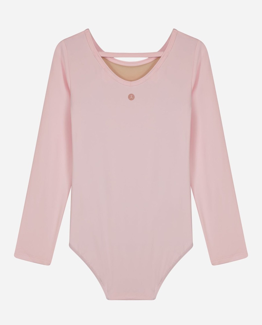 Girls DANSKIN | Girls Basic Long Sleeve Dance Leotard