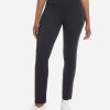 Women DANSKIN Pants | Studio Cross Waist Flare Pants Black Salt