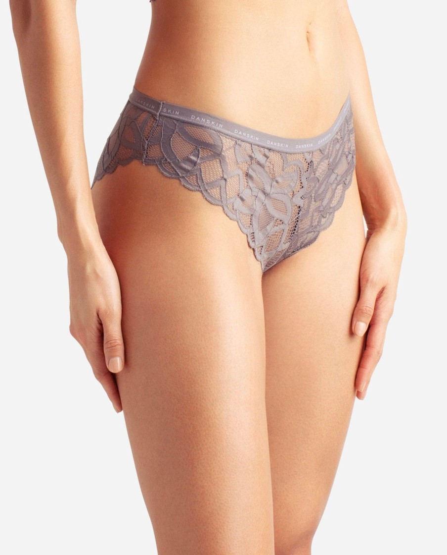 Women DANSKIN | 5-Pack Lace Tanga Underwear Night Mauve Multi