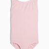 Girls DANSKIN | Girl'S Cotton High Neck Tank Leotard Petal Pink