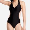 Dance DANSKIN Leotards | V-Neck Racerback Mesh Leotard