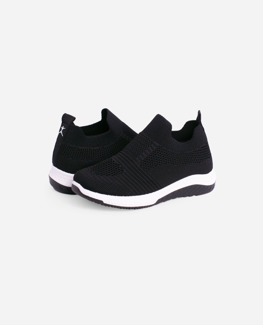 Footwear DANSKIN Shoes | Girls Cheerful Slip On Sneaker Black