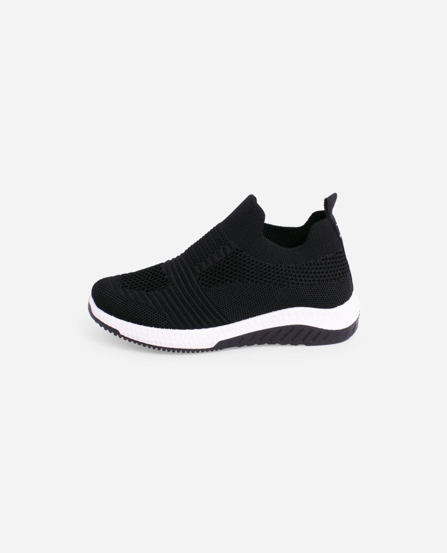 Footwear DANSKIN Shoes | Girls Cheerful Slip On Sneaker Black