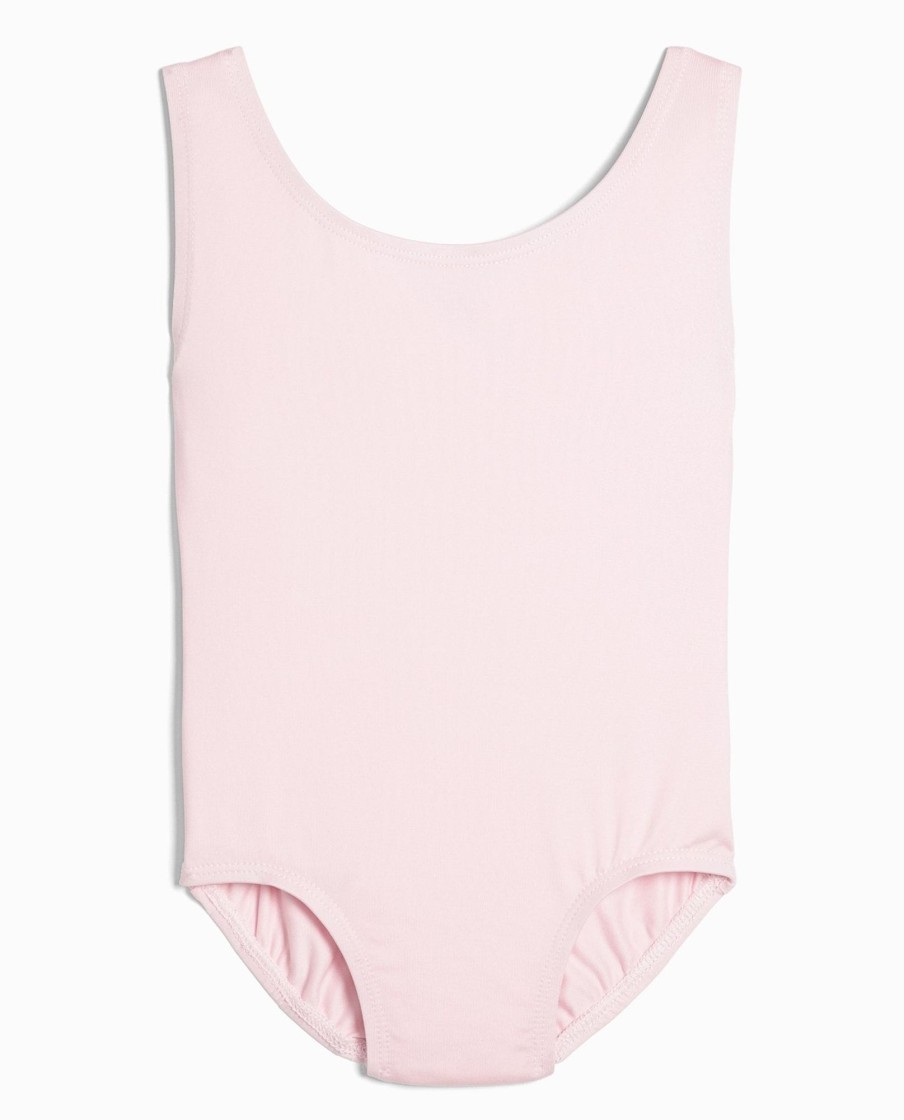 Girls DANSKIN | Girl'S Nylon High Neck Tank Leotard