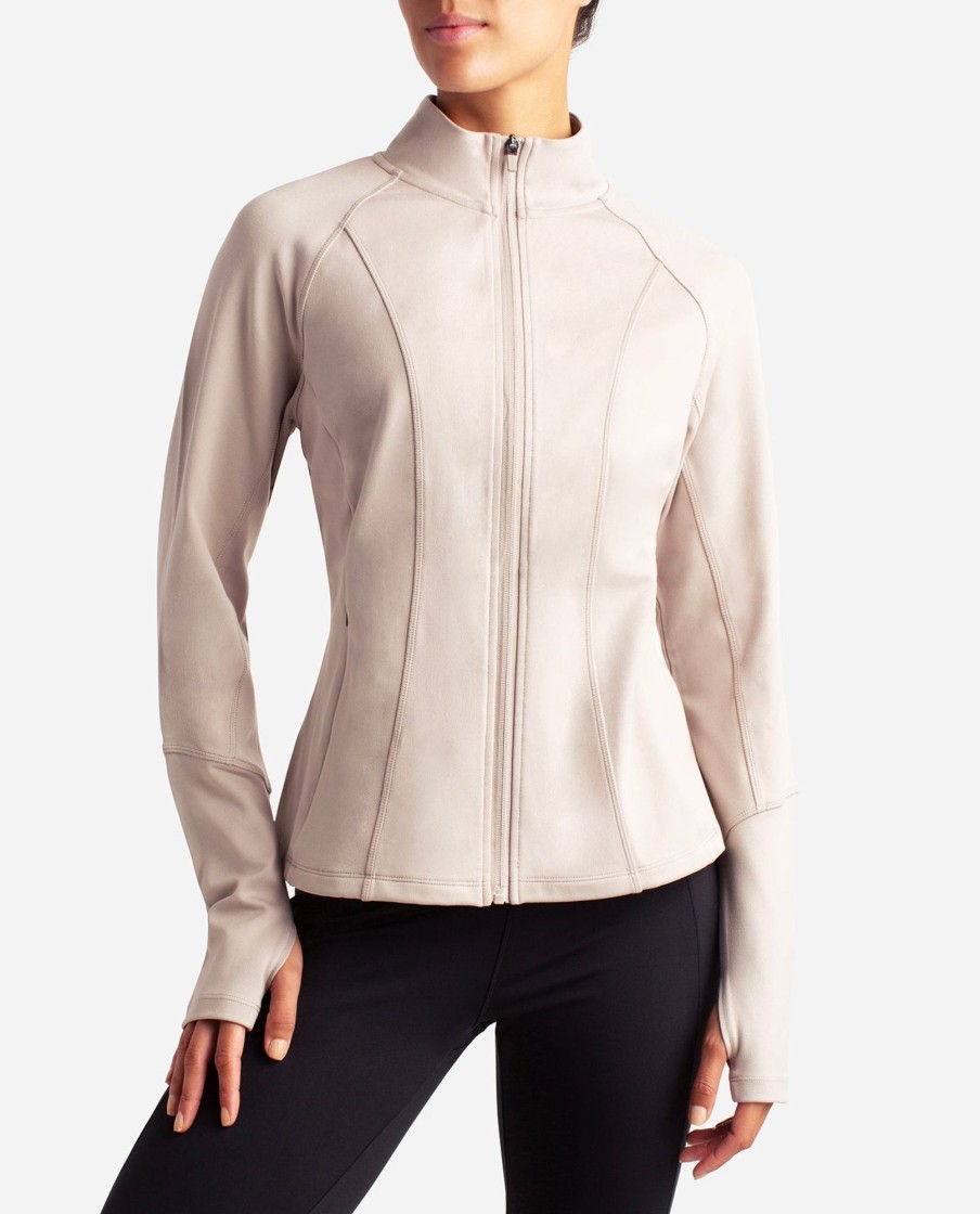 Women DANSKIN Jackets + Pullovers | Contour Yoga Jacket