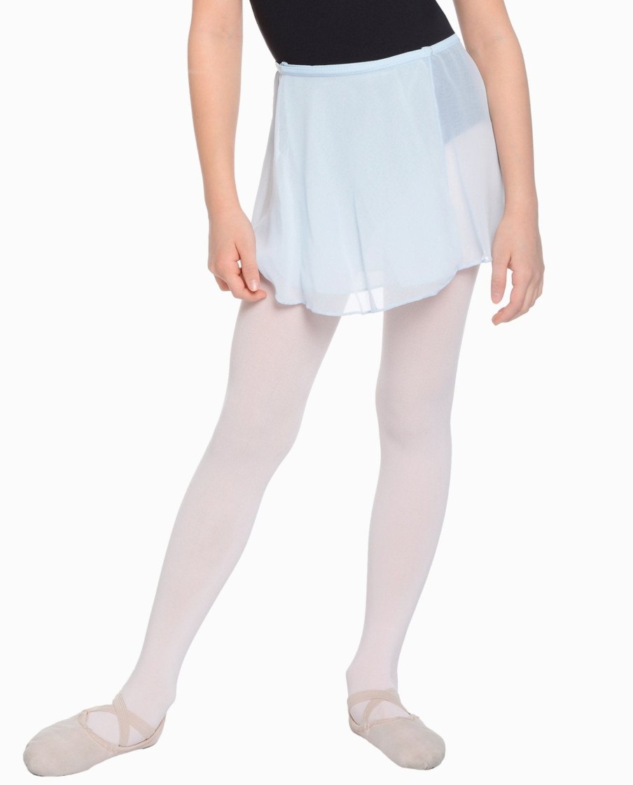 Girls DANSKIN | Girl'S Snap-Front Sheer Wrap Skirt