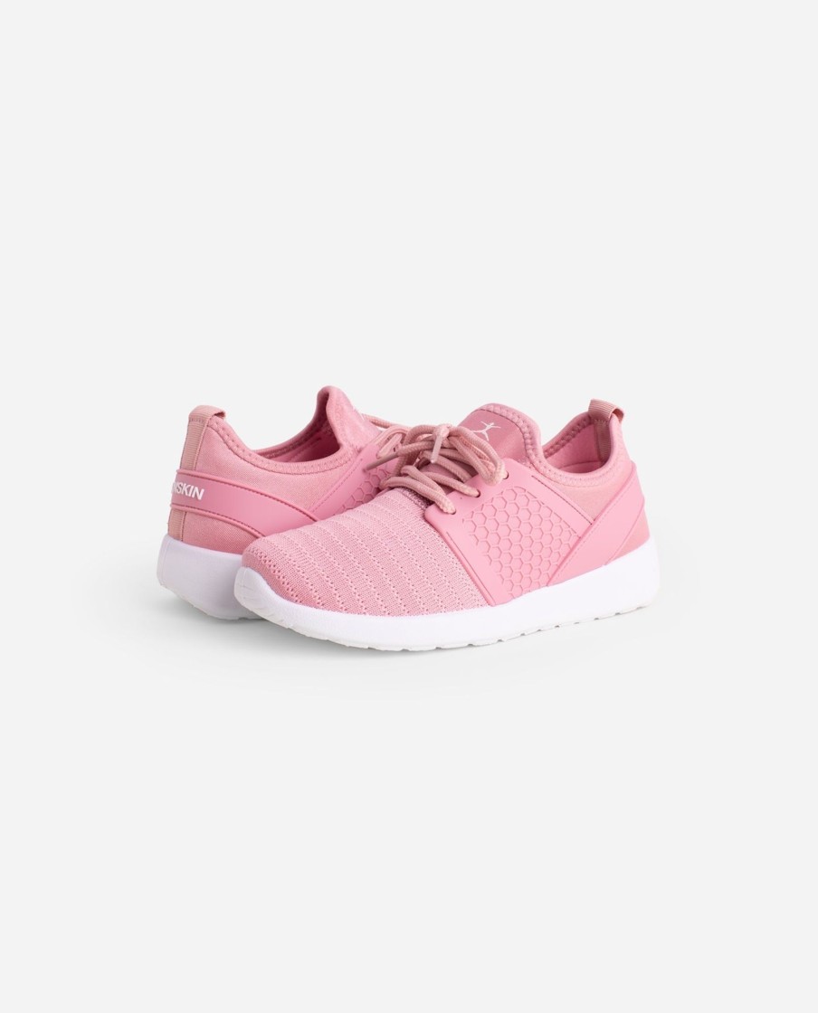 Footwear DANSKIN Shoes | Girls Enjoy Lace Up Sneaker Pink