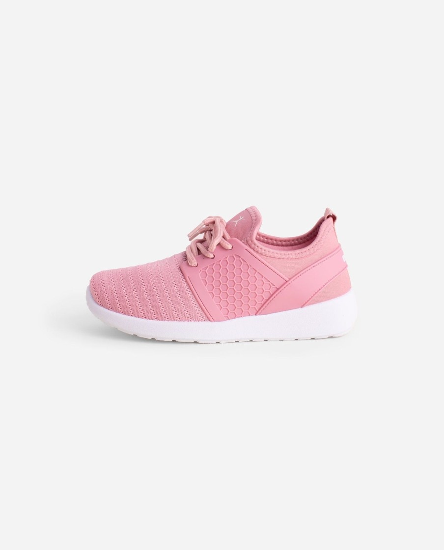 Footwear DANSKIN Shoes | Girls Enjoy Lace Up Sneaker Pink