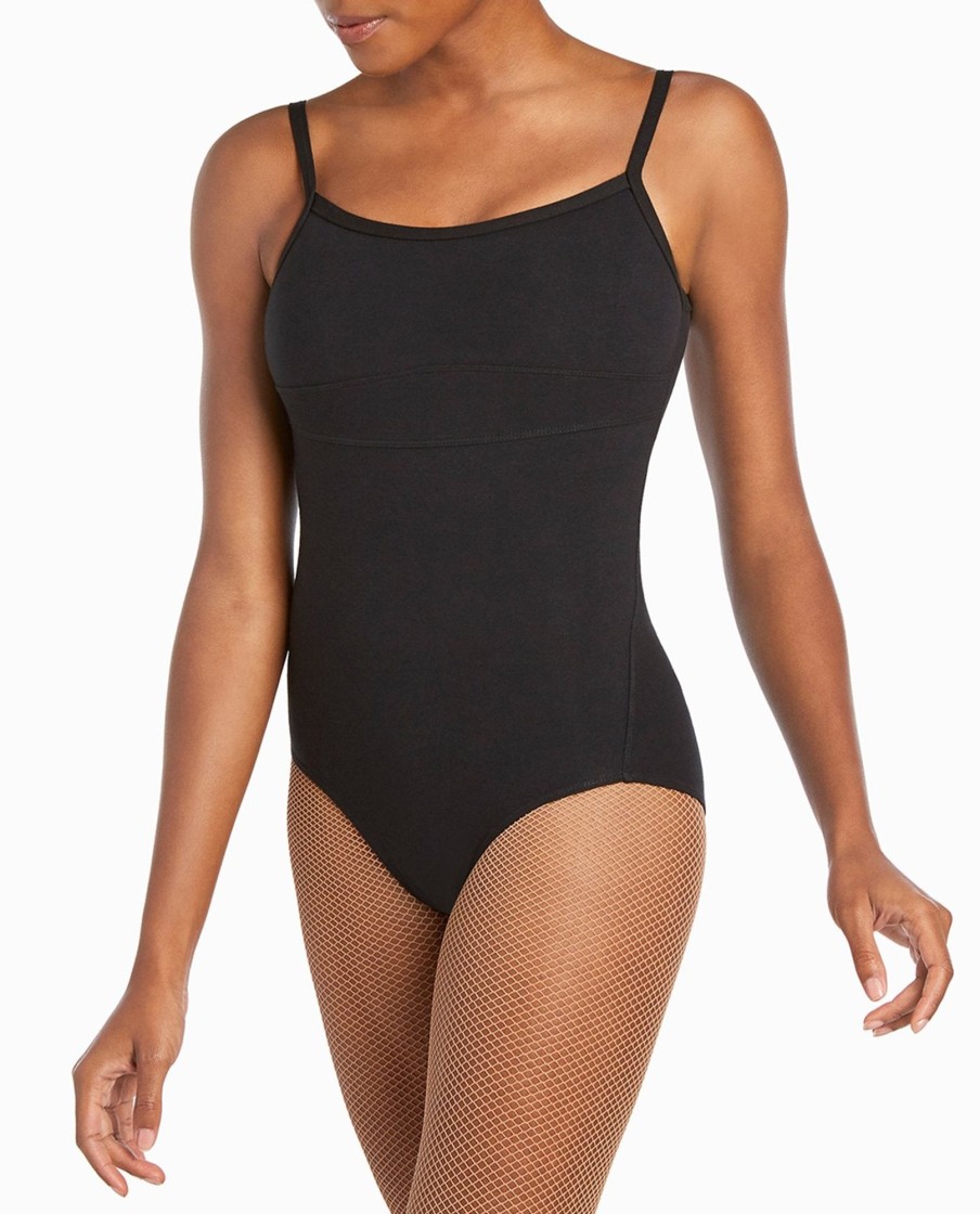 Dance DANSKIN Leotards | Cross Back Cami Leotard Rich Black