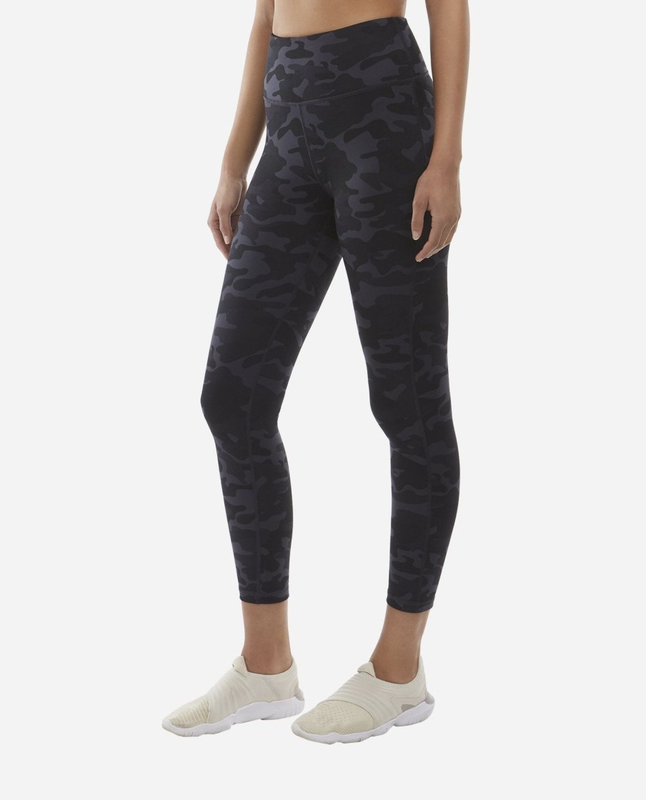 Women DANSKIN Leggings | Camo 7/8 Legging Black Camo Print