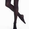 Women DANSKIN | 72 Microfiber Footed Tight Black