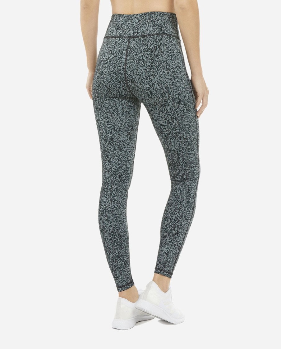 Women DANSKIN Leggings | Jacquard Legging Black Salt