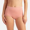 Women DANSKIN | 5-Pack Seamless Ribbed Hipster Underwear Ambered Coral Multi