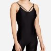 Dance DANSKIN Leotards | Camisole Mesh Biketard Rich Black