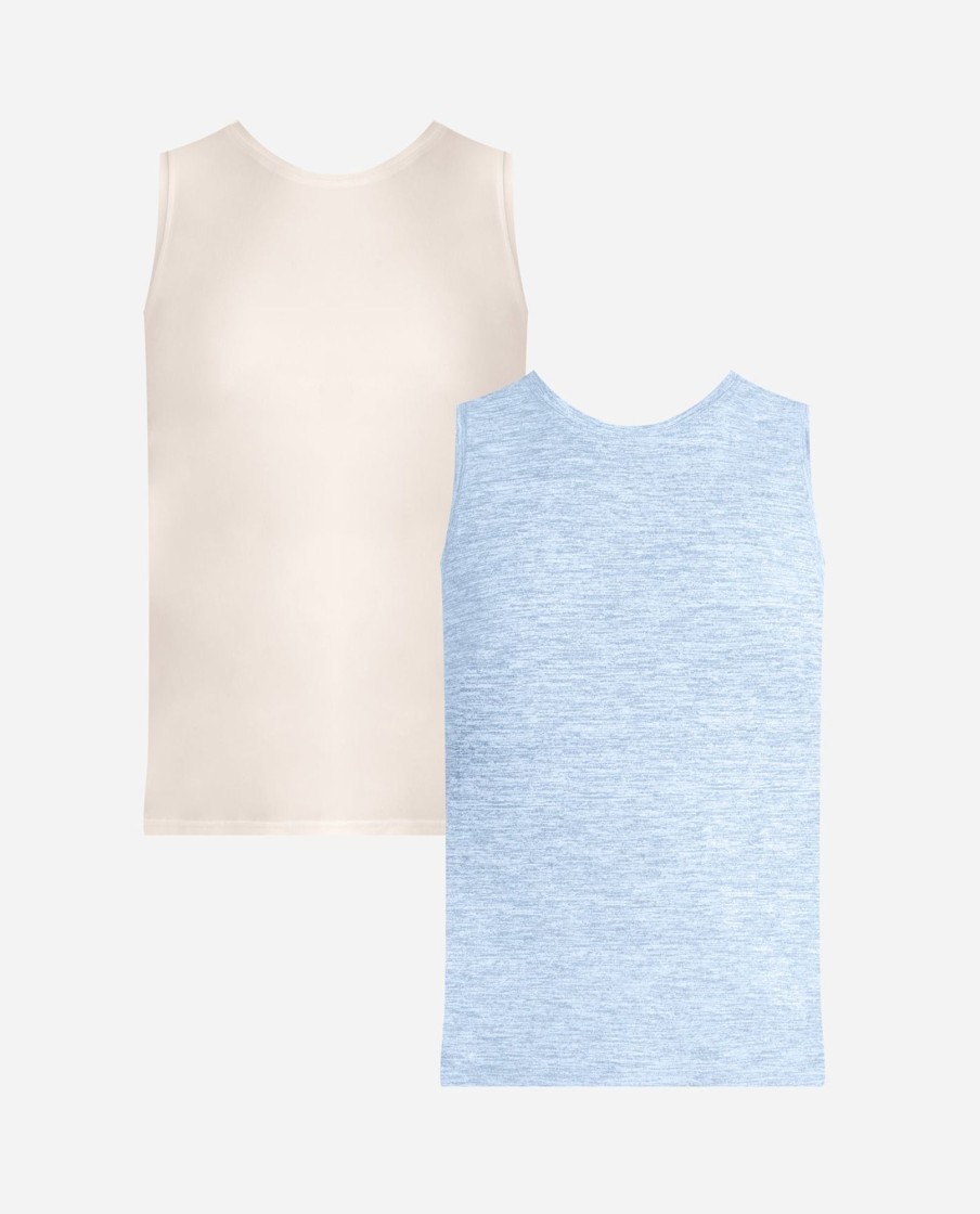 Women DANSKIN Shirts + Tanks | 2-Pack Essential Breathe Tank