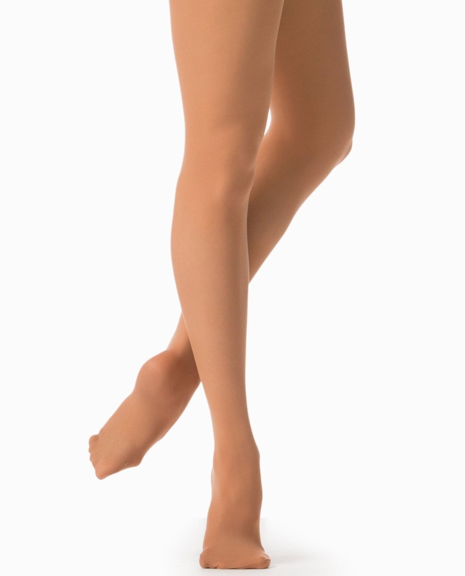 Dance DANSKIN Bottoms | 72 Microfiber Footed Tight Classic Light Toast