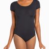 Dance DANSKIN Leotards | Scoopneck Short Sleeve Leotard