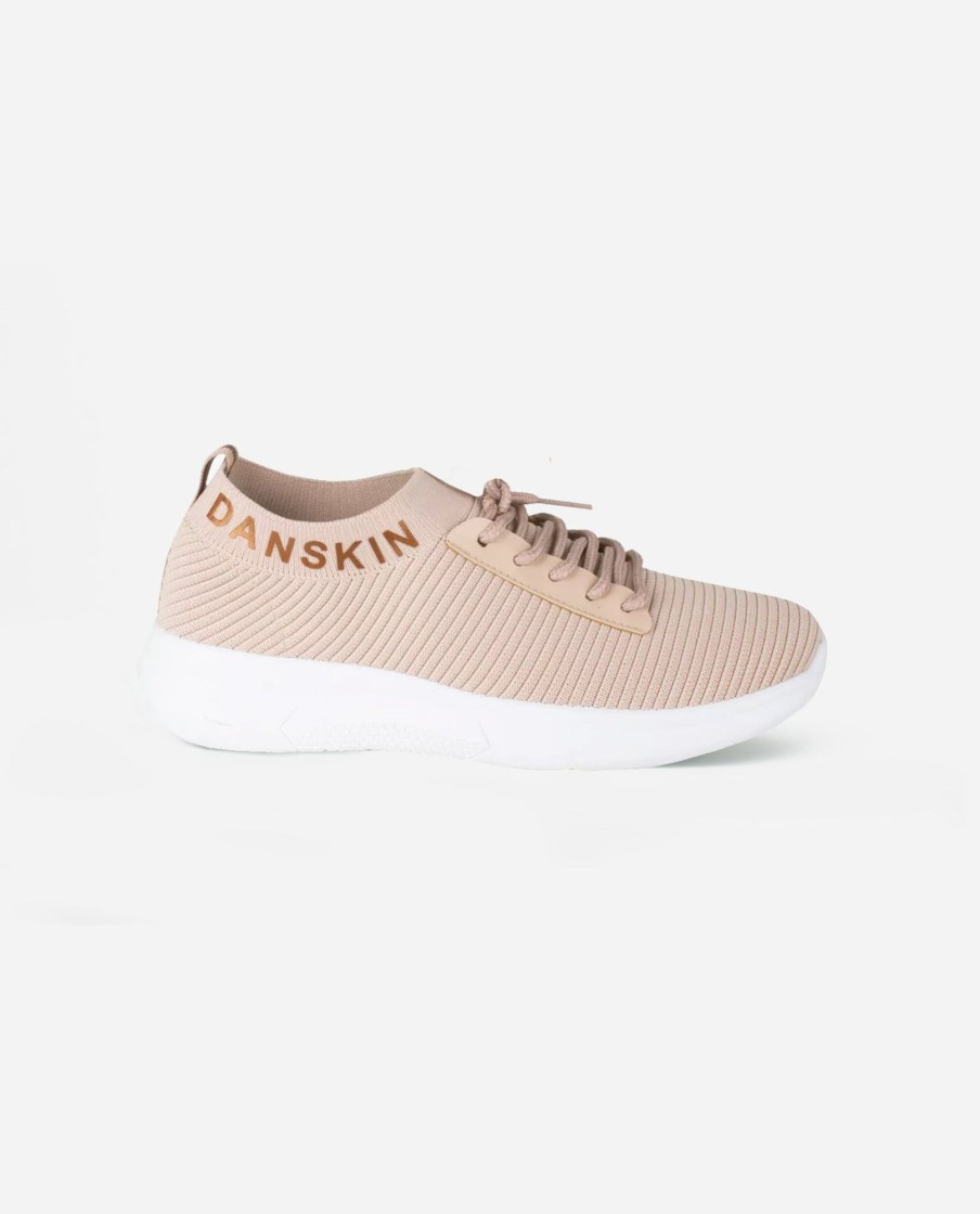 Footwear DANSKIN Shoes | Epic Lace Up Sneaker Natural