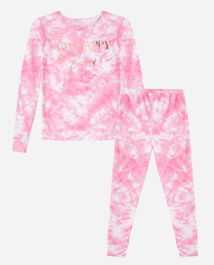 Girls DANSKIN | Girls Long Sleeve Sleep Set