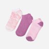 Footwear DANSKIN Socks | 3-Pack Marble Cozy No Shows Pink Marble