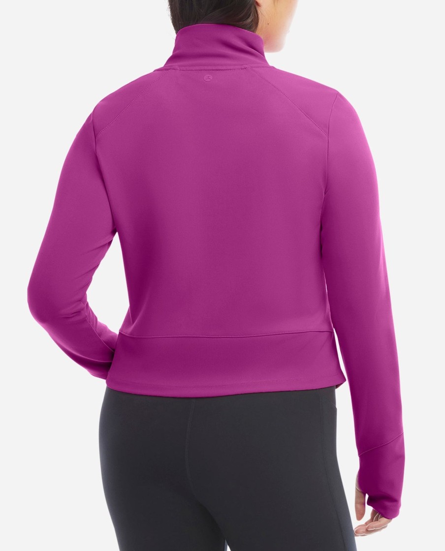 Women DANSKIN Jackets + Pullovers | Full-Zip Run Jacket