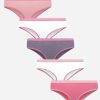 Girls DANSKIN | Girls 5-Pack Solid Hipster Underwear Laurel Pink Multi