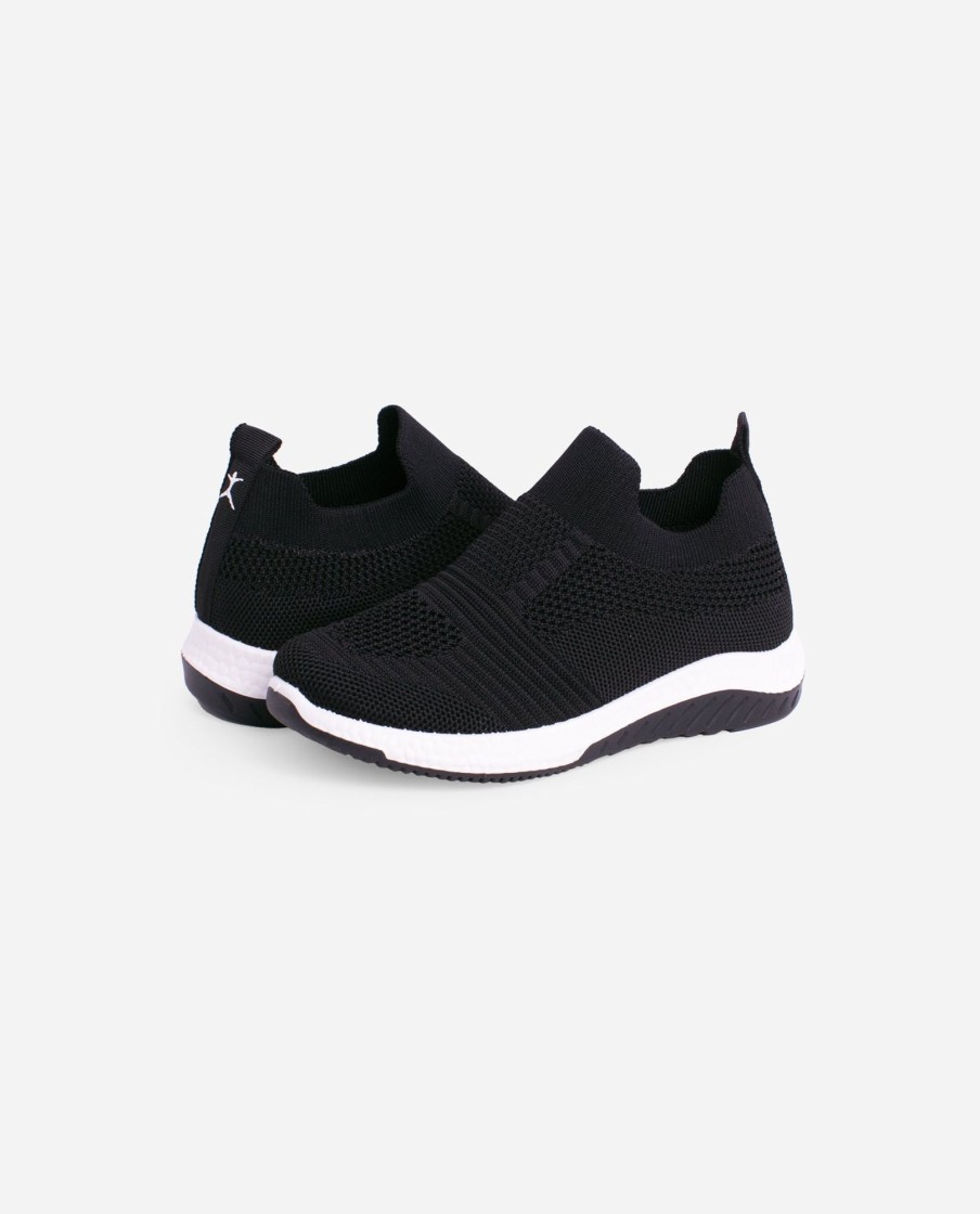 Footwear DANSKIN | Girls Cheerful Slip On Sneaker Black