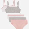 Girls DANSKIN | Girls 5-Pack Bra And Underwear Set