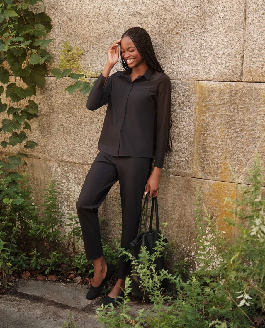 Women DANSKIN | Travel Trouser Black