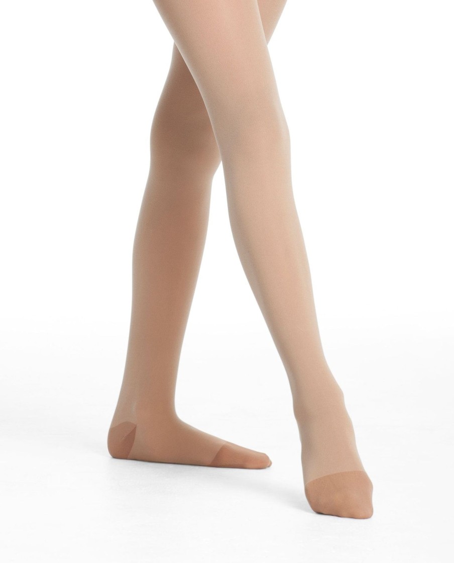 Girls DANSKIN | Girl'S 708 Convertible Mircofiber Tight Light Toast