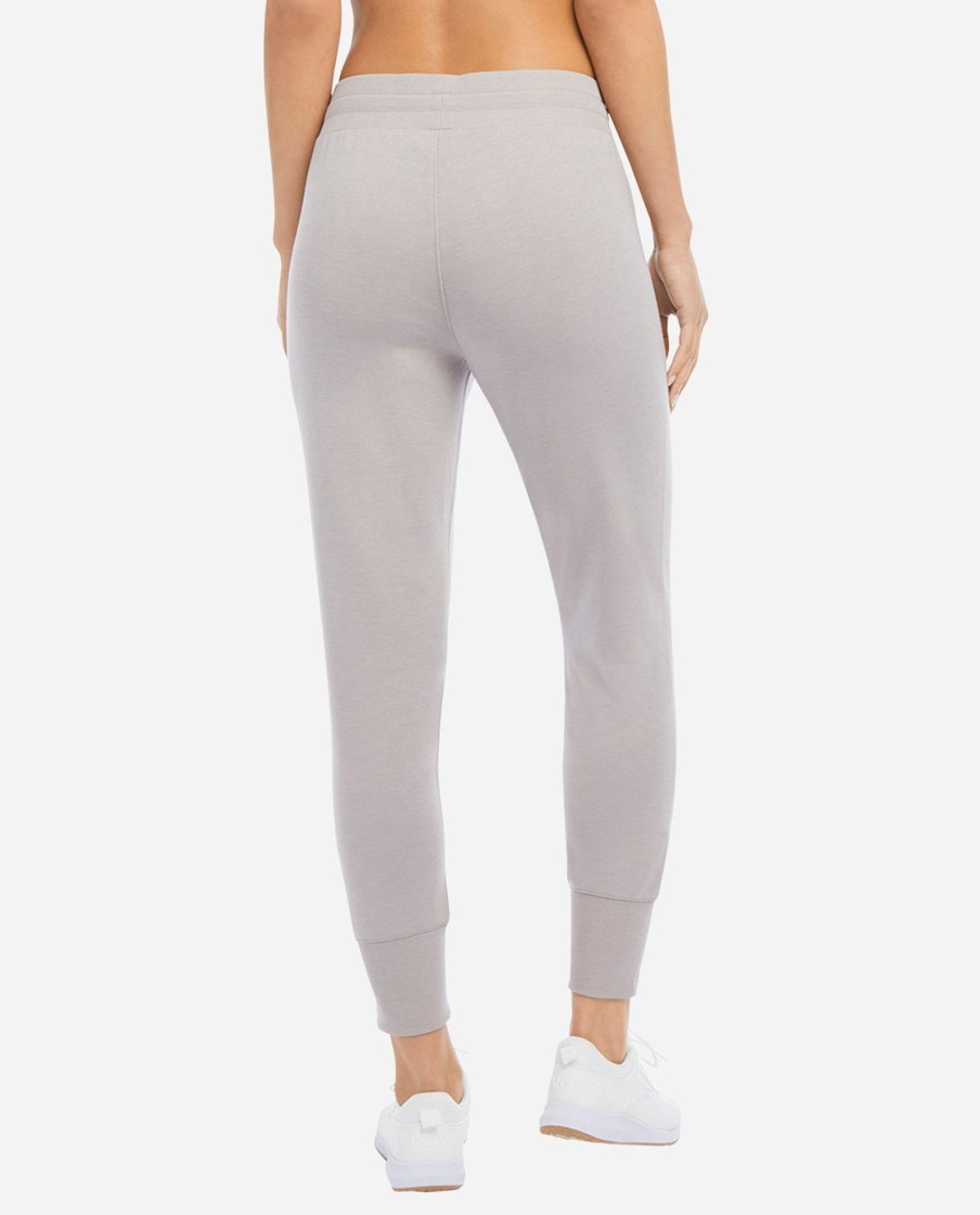 Women DANSKIN Pants | Sustainable Soft Touch Jogger Light Heather Grey