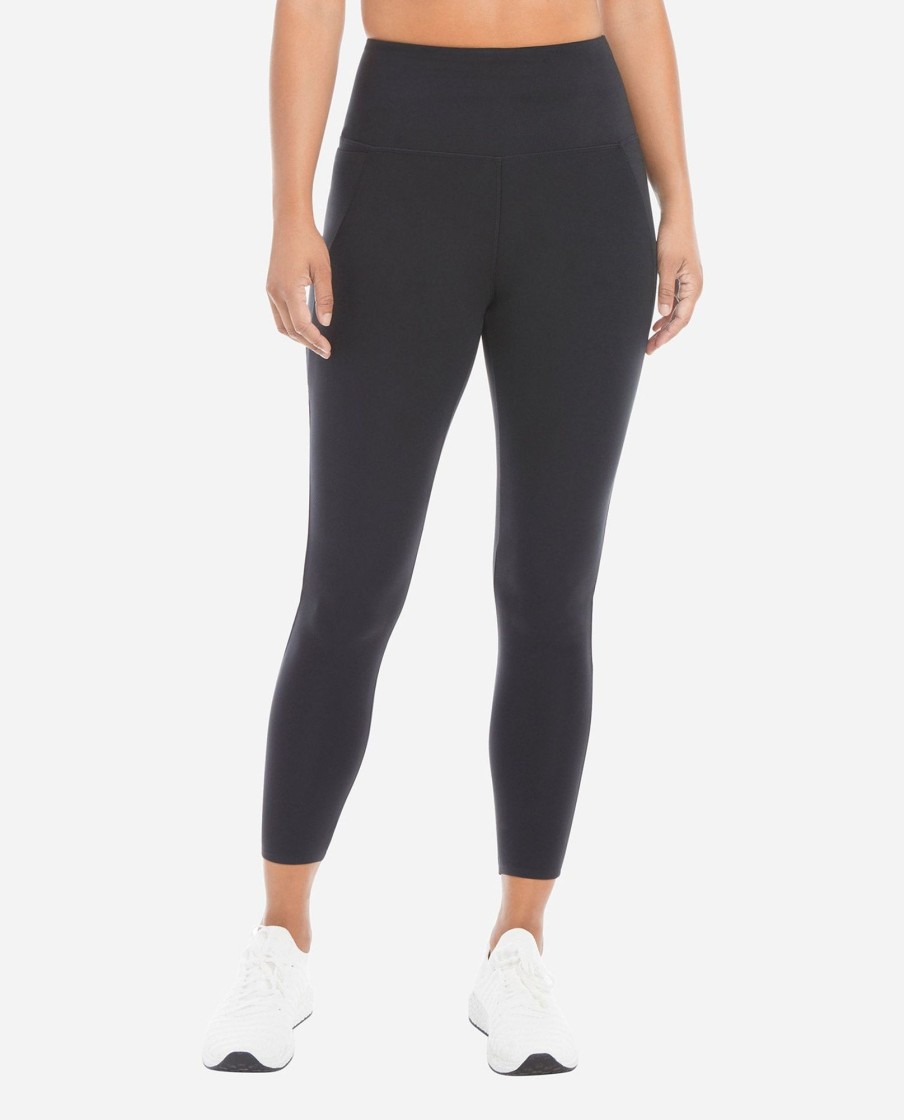 Women DANSKIN Leggings | High Rise 7/8 Bonded Legging With Side Pockets