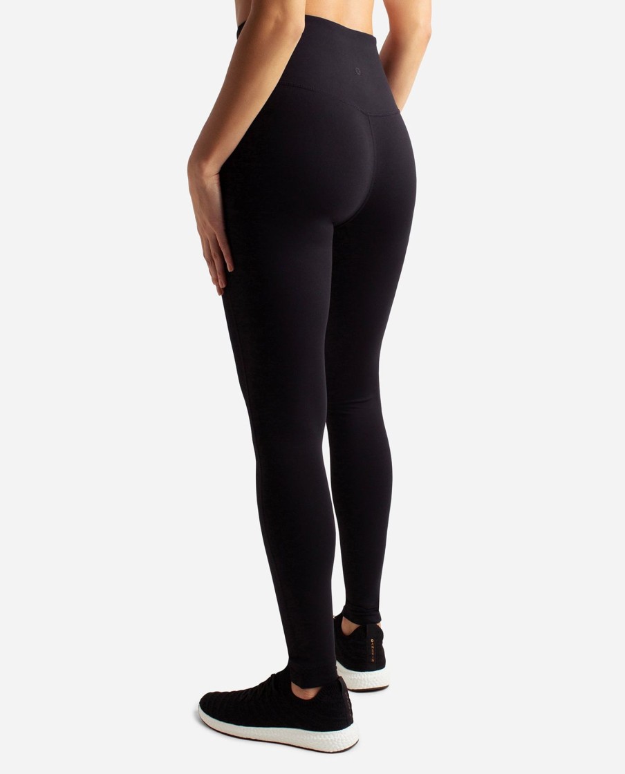 Women DANSKIN Leggings | Convertible Stirrup Legging Black Salt