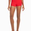 Dance DANSKIN Bottoms | Nylon Boy Cut Short Red