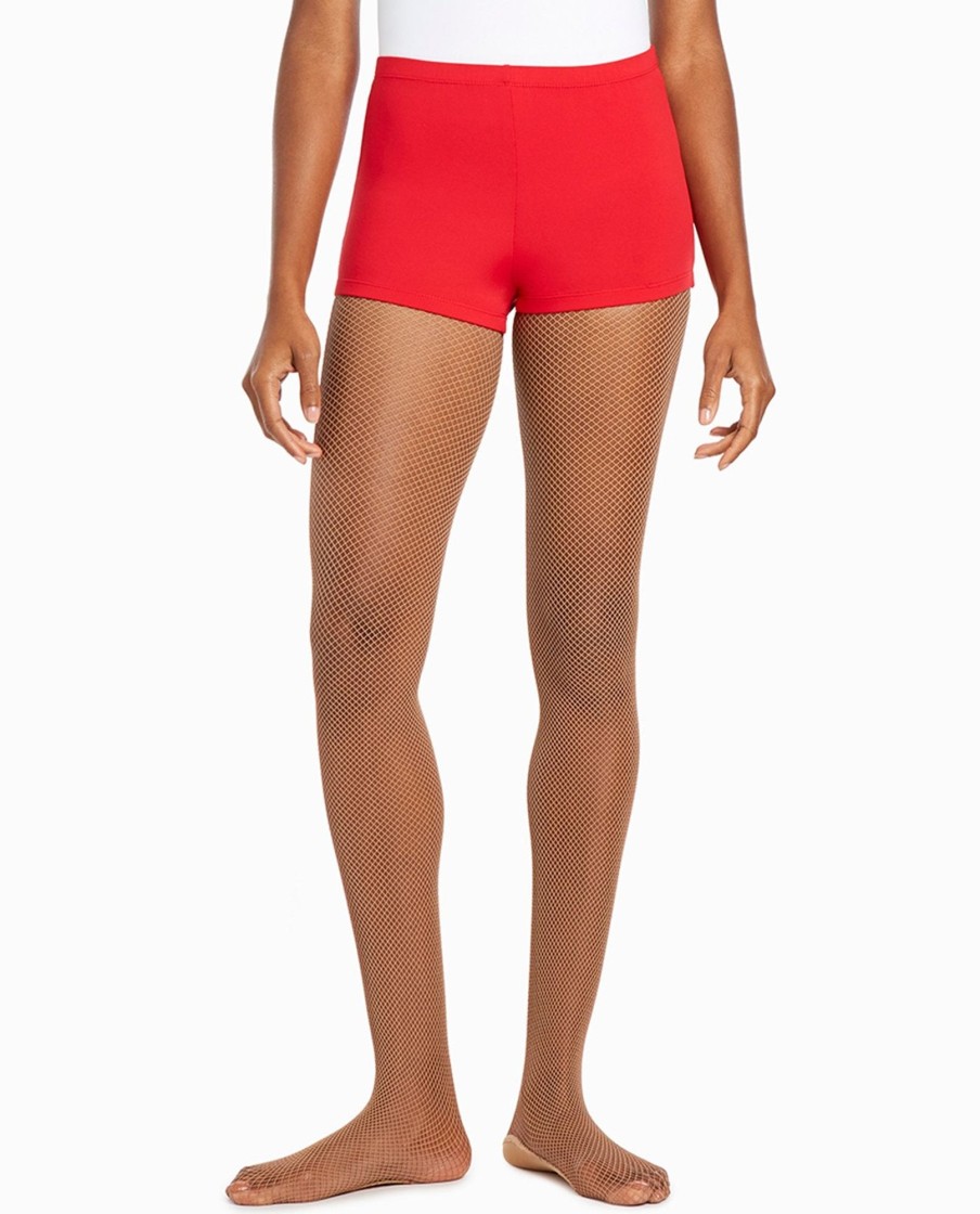 Dance DANSKIN Bottoms | Nylon Boy Cut Short Red