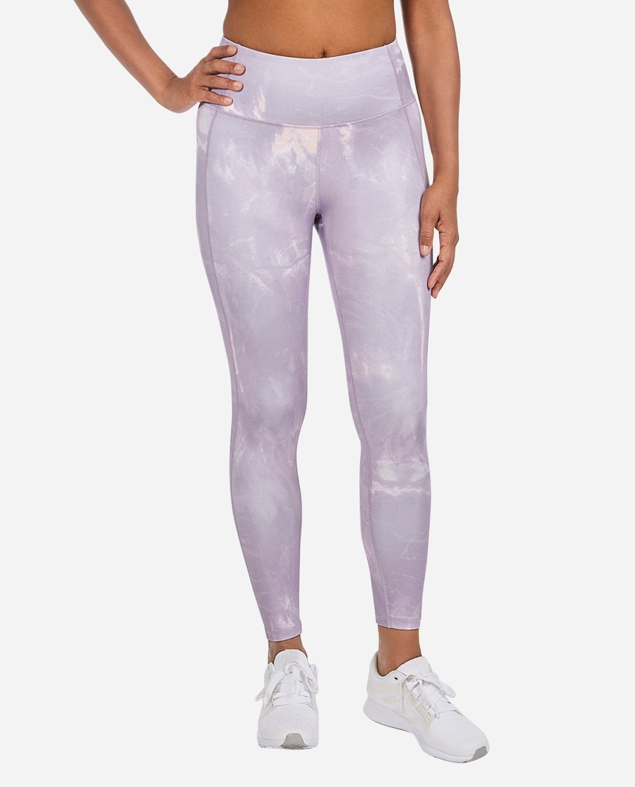 Women DANSKIN Leggings | High Waist Ocean Marble Legging