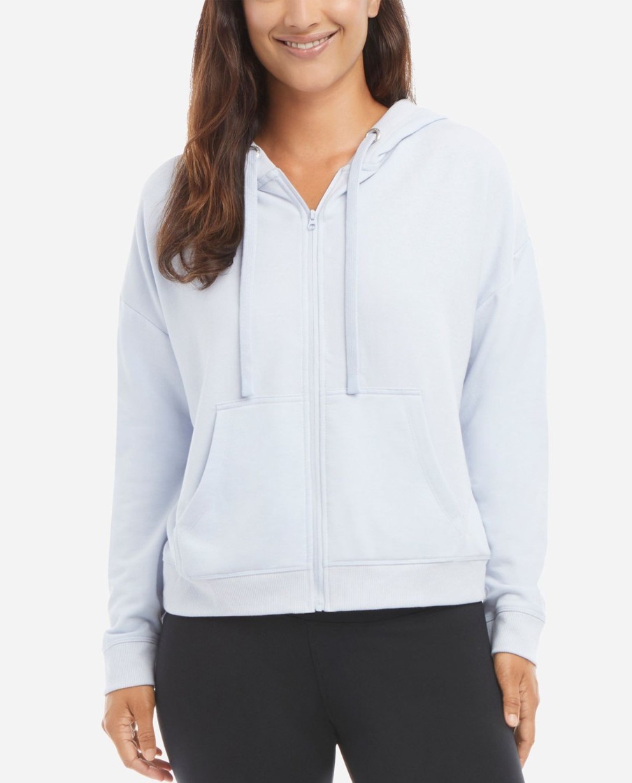 Women DANSKIN Jackets + Pullovers | Ruched Back Jacket