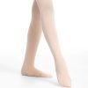 Girls DANSKIN | Girl'S 387 Microfiber Footed Tight