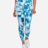 Women DANSKIN Leggings | Ice Dye Printed 7/8 Legging