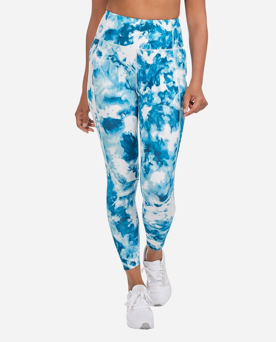 Women DANSKIN Leggings | Ice Dye Printed 7/8 Legging