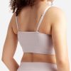 Women DANSKIN | 2-Pack Seamless Ribbed Bralette Lilac Marble/Black