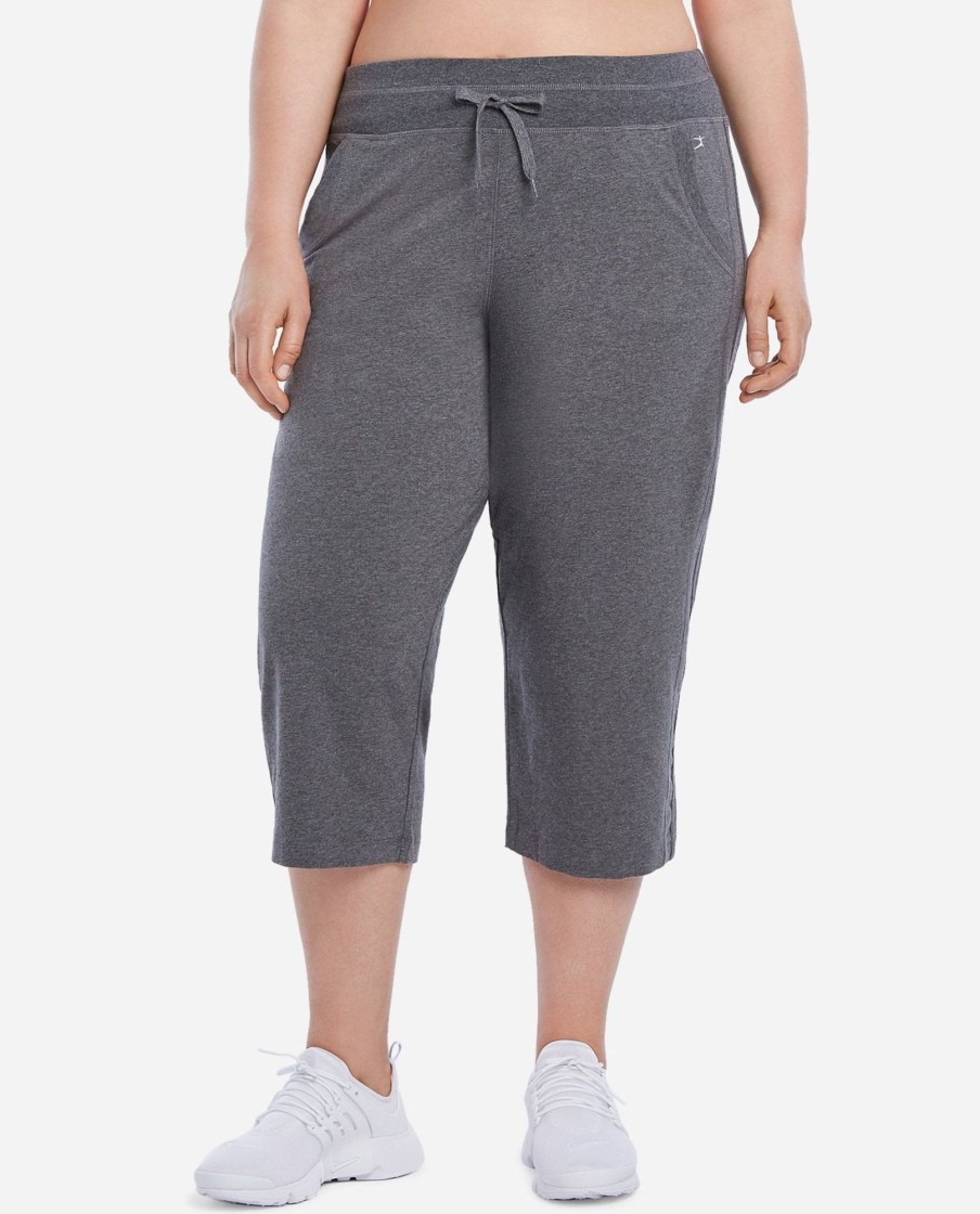 Women DANSKIN Pants | Essentials Drawcord Crop Pant